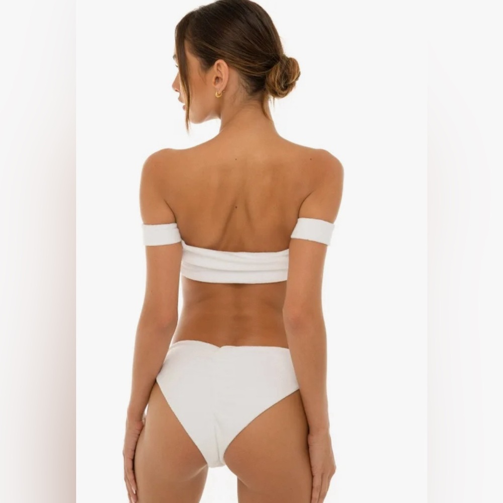 Are You Am I Zora Terry Bikini Bottom | L | White